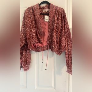 Free people Rosalina cropped jacket